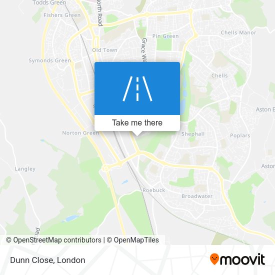 Dunn Close map