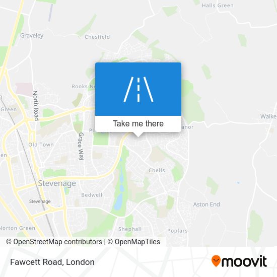 Fawcett Road map