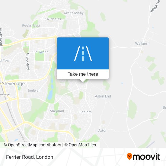 Ferrier Road map