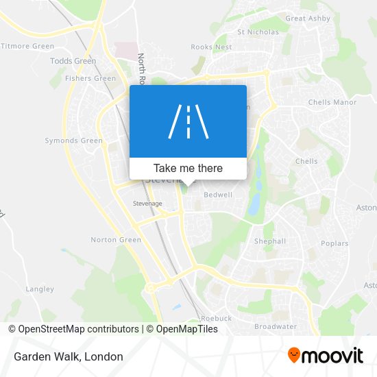 Garden Walk map