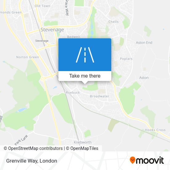 Grenville Way map