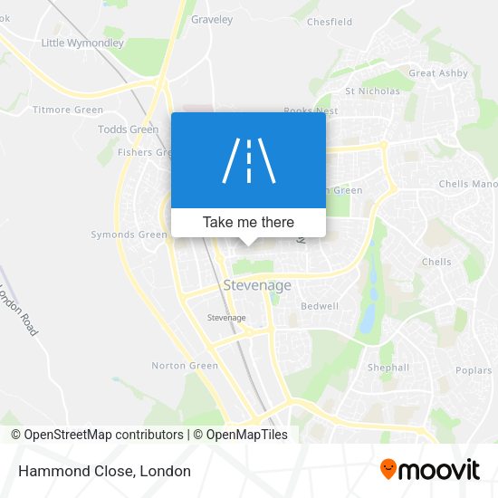 Hammond Close map