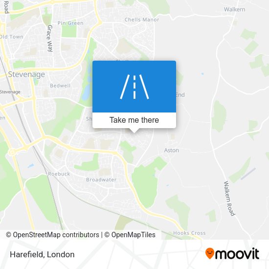 Harefield map