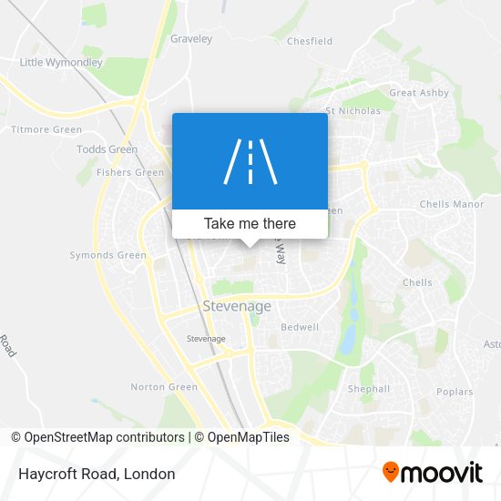 Haycroft Road map