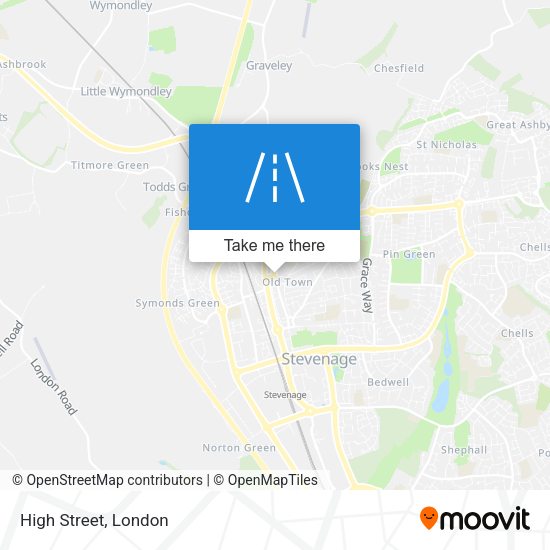 High Street map