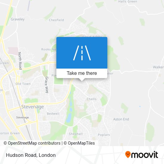 Hudson Road map