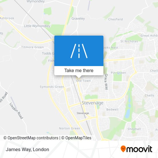 James Way map