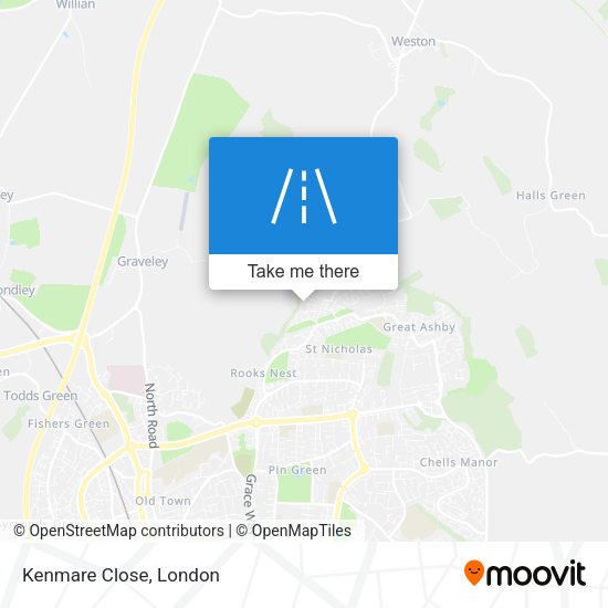 Kenmare Close map