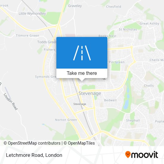 Letchmore Road map