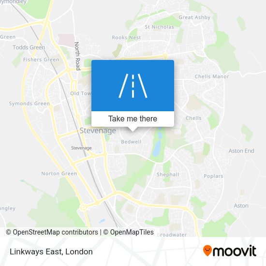 Linkways East map