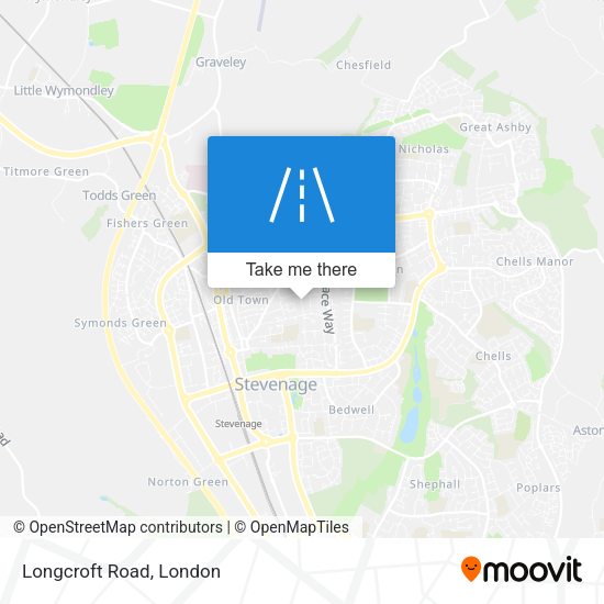 Longcroft Road map