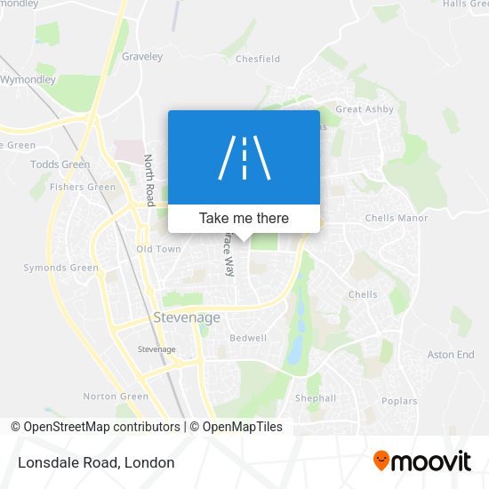 Lonsdale Road map