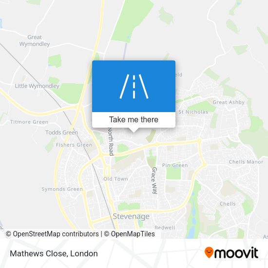Mathews Close map