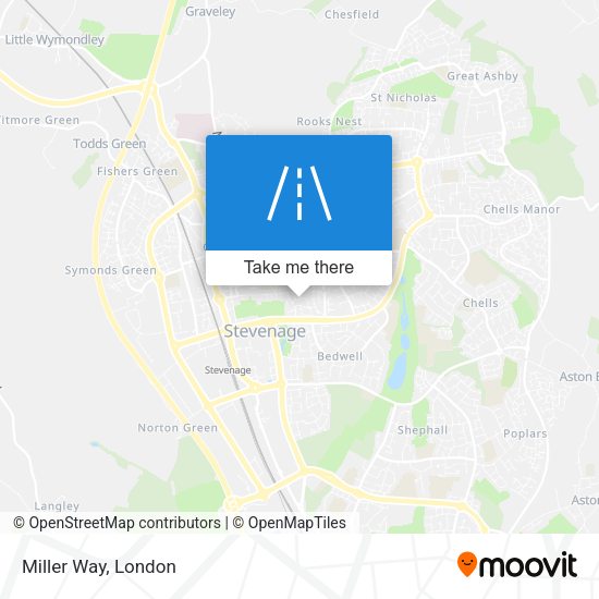 Miller Way map