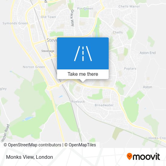 Monks View map