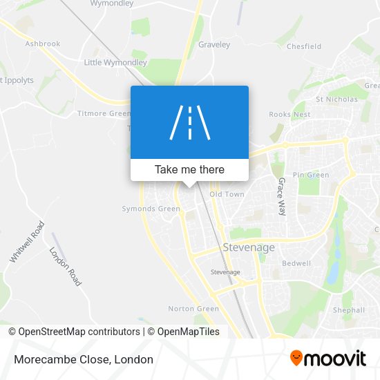 Morecambe Close map
