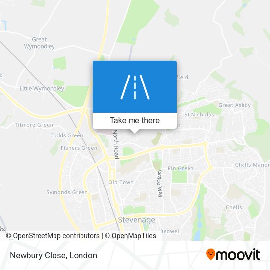 Newbury Close map