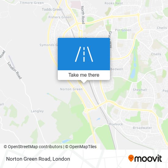 Norton Green Road map