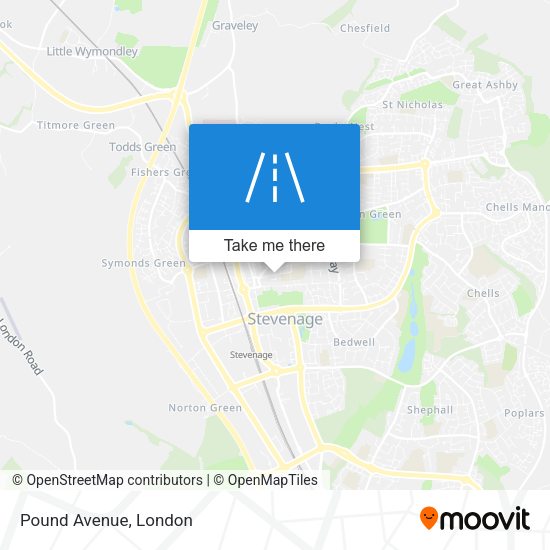 Pound Avenue map