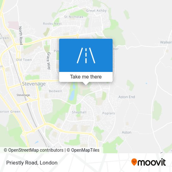 Priestly Road map