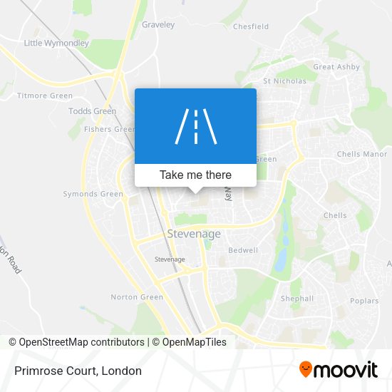 Primrose Court map
