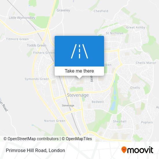 Primrose Hill Road map