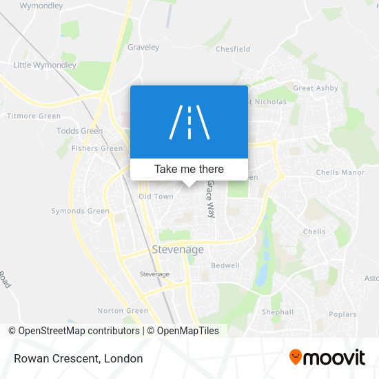 Rowan Crescent map