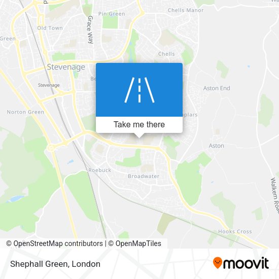 Shephall Green map