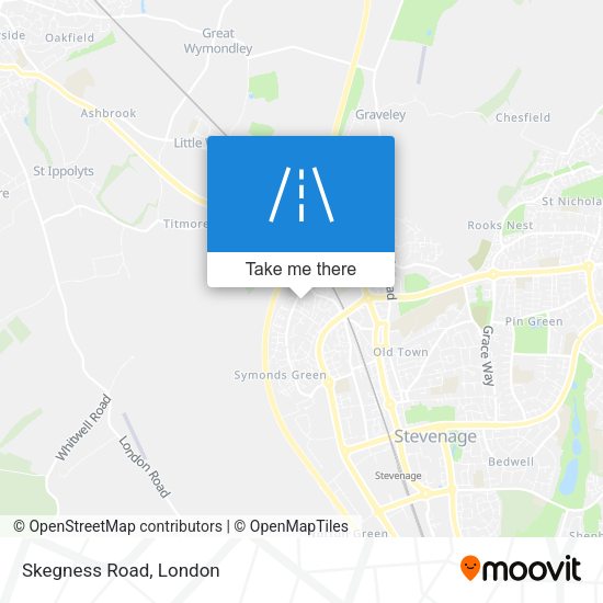 Skegness Road map