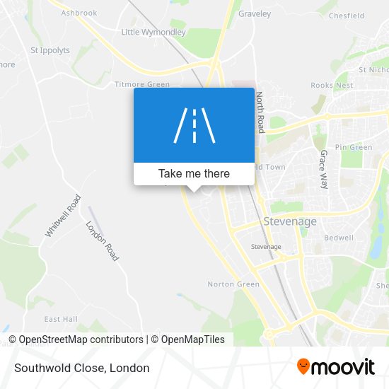 Southwold Close map
