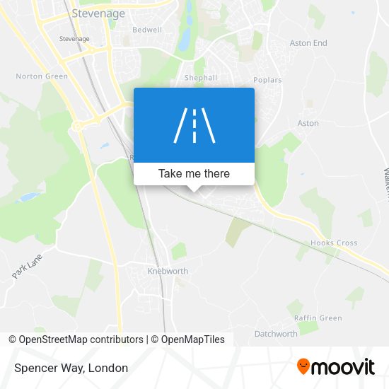 Spencer Way map