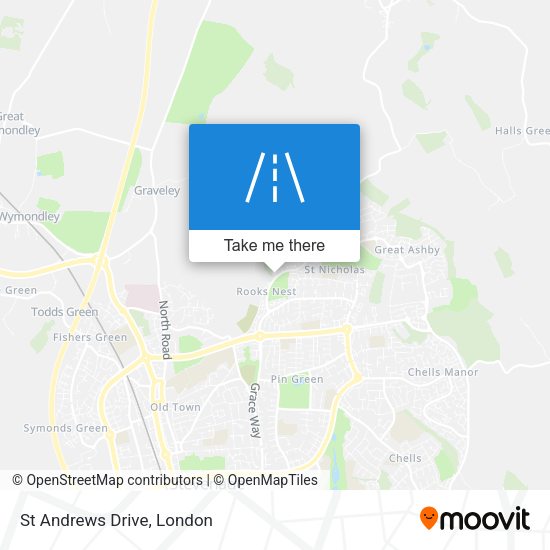 St Andrews Drive map