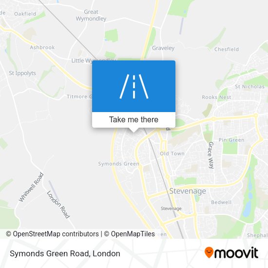 Symonds Green Road map