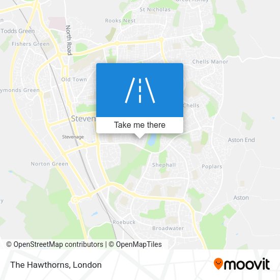 The Hawthorns map