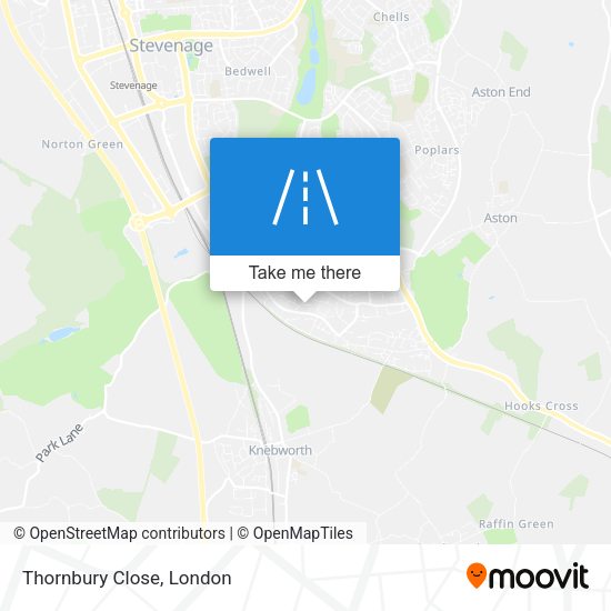 Thornbury Close map