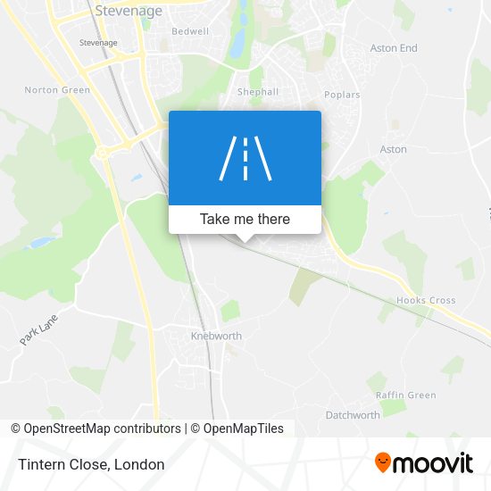 Tintern Close map