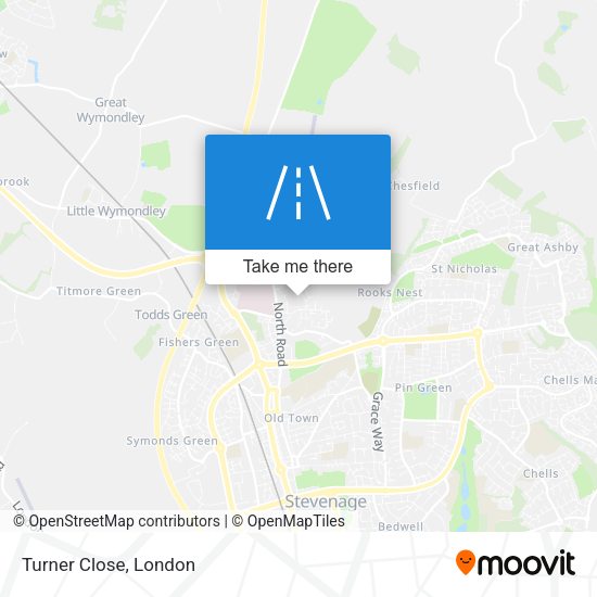 Turner Close map