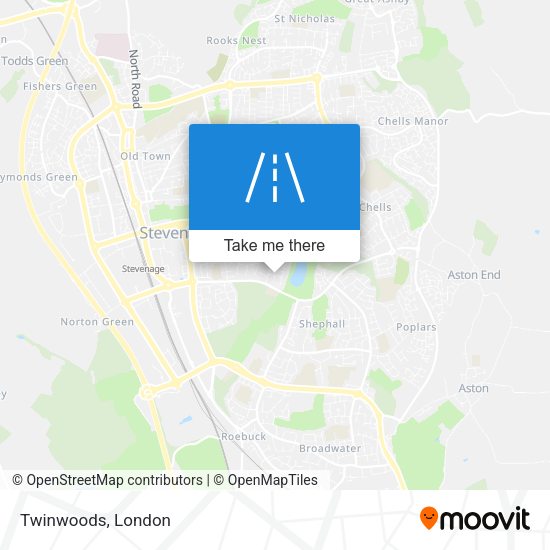 Twinwoods map