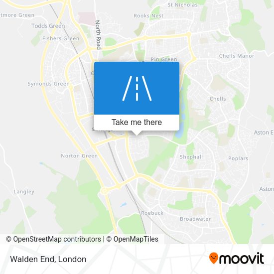 Walden End map