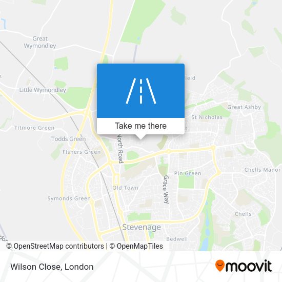 Wilson Close map