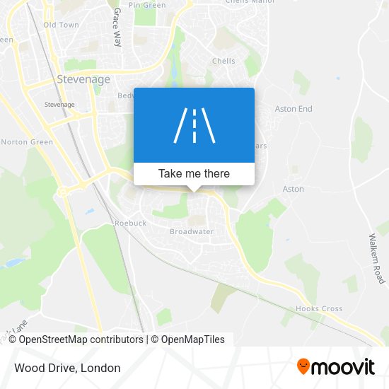 Wood Drive map