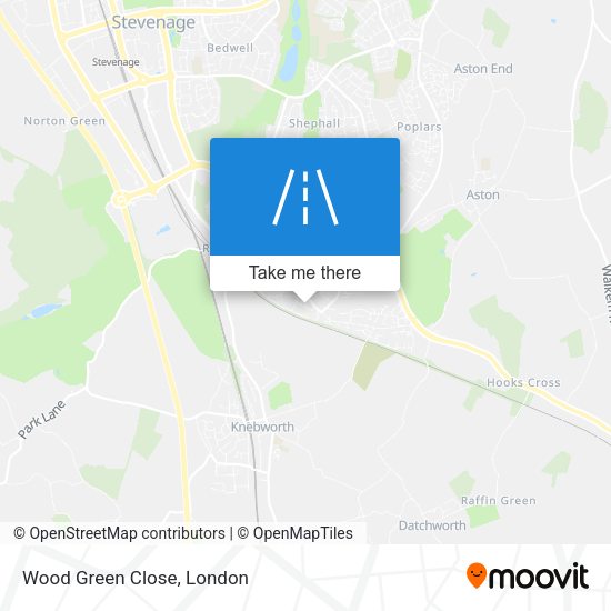 Wood Green Close map
