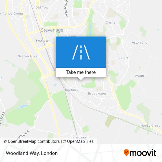 Woodland Way map