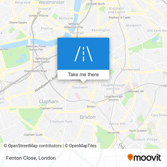 Fenton Close map