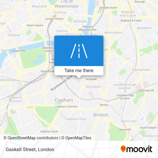 Gaskell Street map