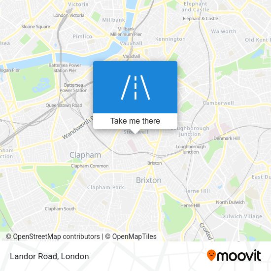 Landor Road map