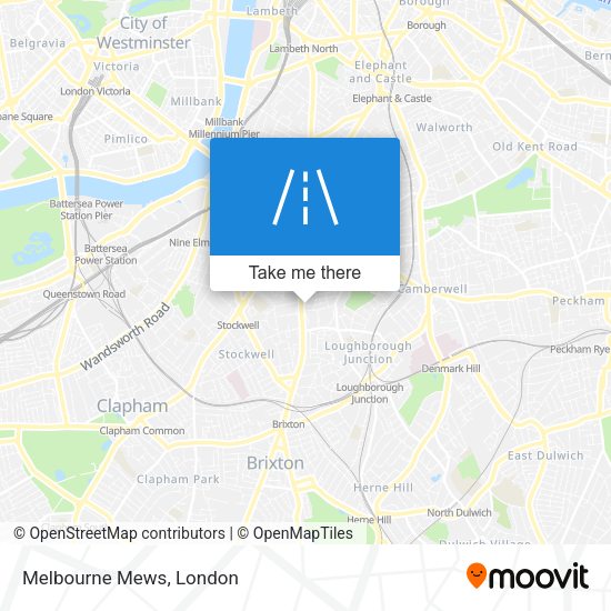 Melbourne Mews map