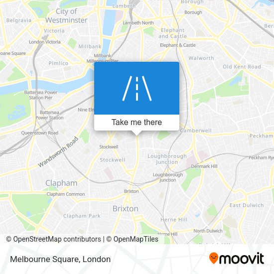 Melbourne Square map