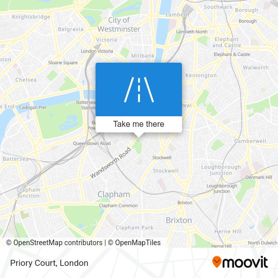 Priory Court map
