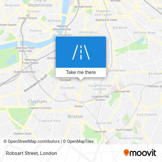 Robsart Street map